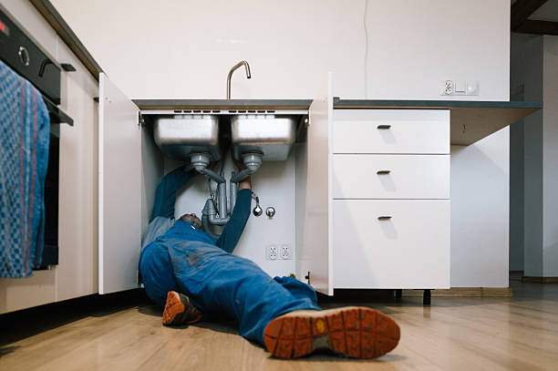 Professional Drain Cleaning technician working in Charlestown, MD